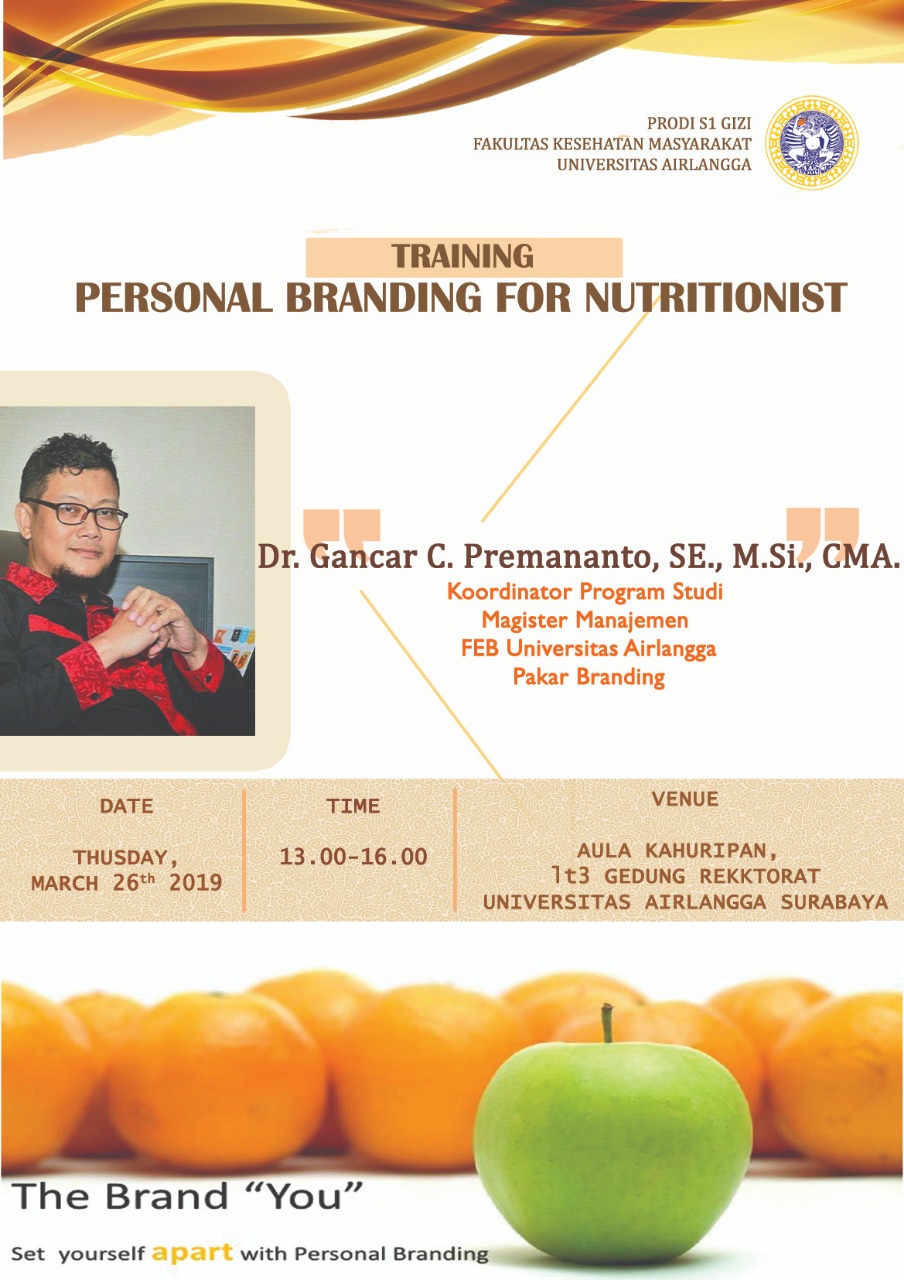GCP in Personal Branding for Nutritionist 26 Mar 2019 brosur